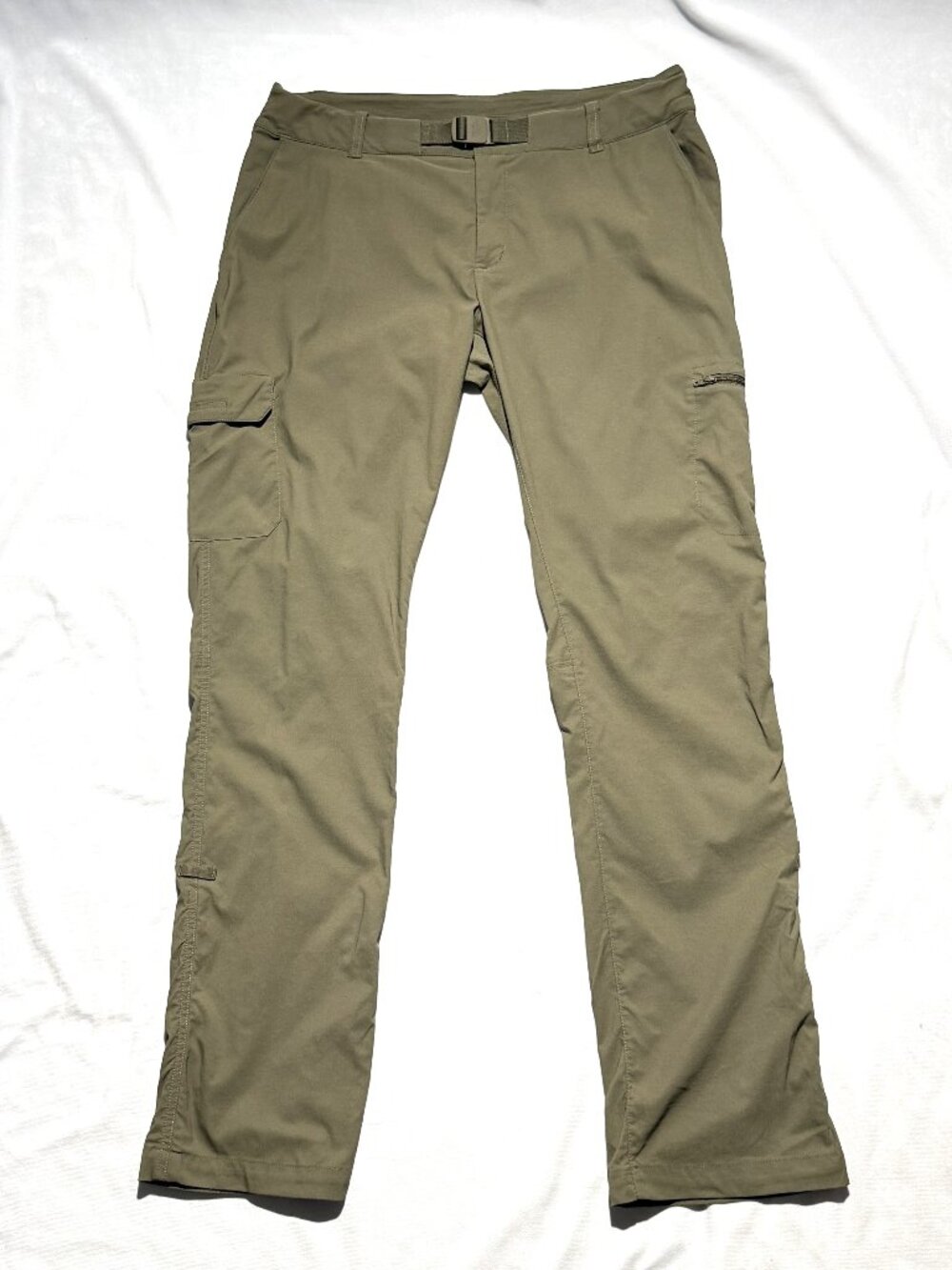 The North Face Womens "Exploration" Cargo Pants 8 Green Stretch Hiking Outdoors - Picture 2 of 9